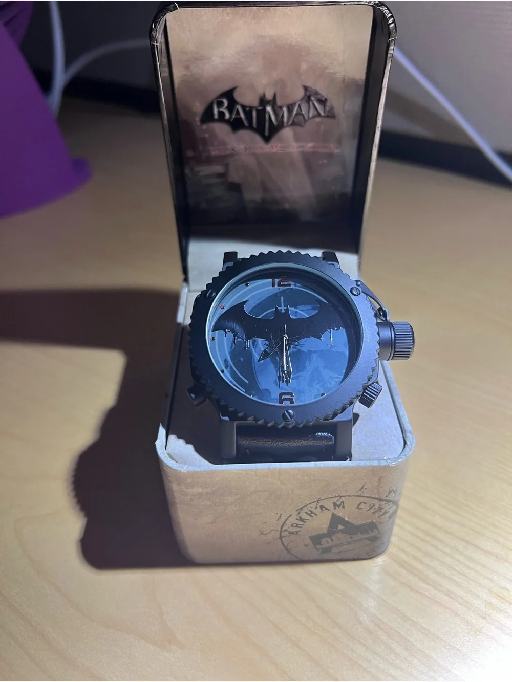 0139: Accutime DC batman Analog men's watch. 50mm